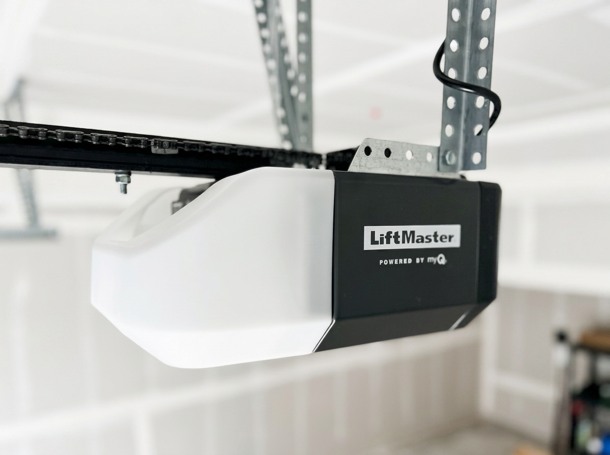 After: completed garage door opener repair by A&M Garage Door & Gate Service in Sacramento