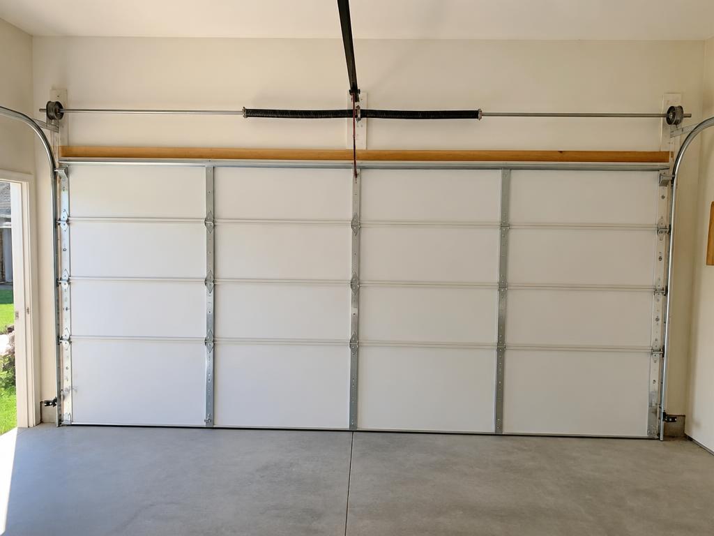 After: completed new door installation by A&M Garage Door & Gate Service in Sacramento